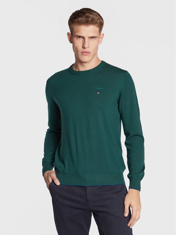 Aeronautica Militare Aeronautica Militare Пуловер 222MA1388L415 Зелен Regular Fit