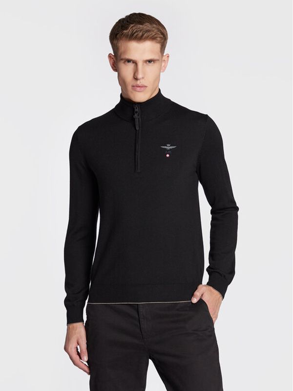 Aeronautica Militare Aeronautica Militare Пуловер 222MA1389L415 Черен Regular Fit