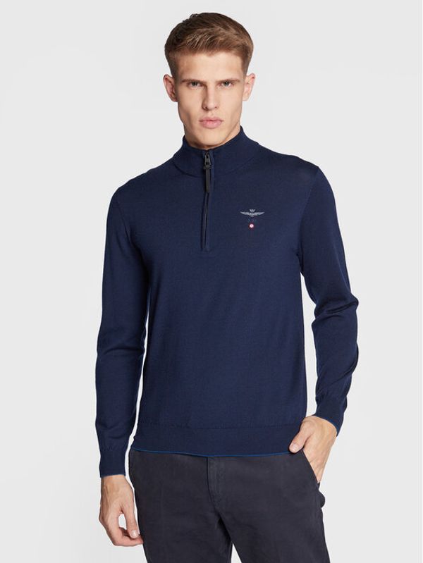 Aeronautica Militare Aeronautica Militare Пуловер 222MA1389L415 Тъмносин Regular Fit
