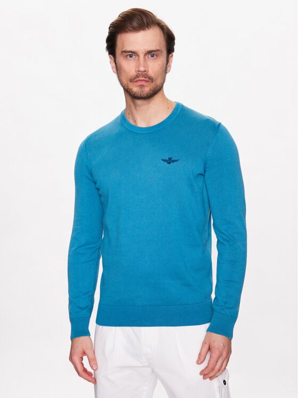 Aeronautica Militare Aeronautica Militare Пуловер 231MA1424L494 Син Regular Fit