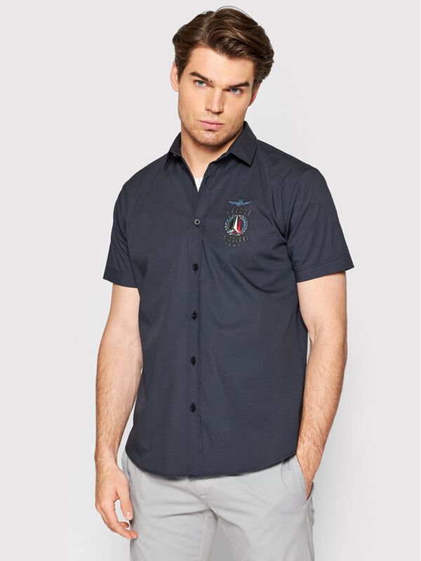 Aeronautica Militare Aeronautica Militare Риза 221CA1200CT2941 Тъмносин Regular Fit