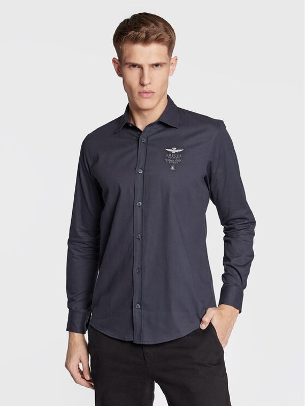 Aeronautica Militare Aeronautica Militare Риза 222CA1217CT2911 Тъмносин Regular Fit
