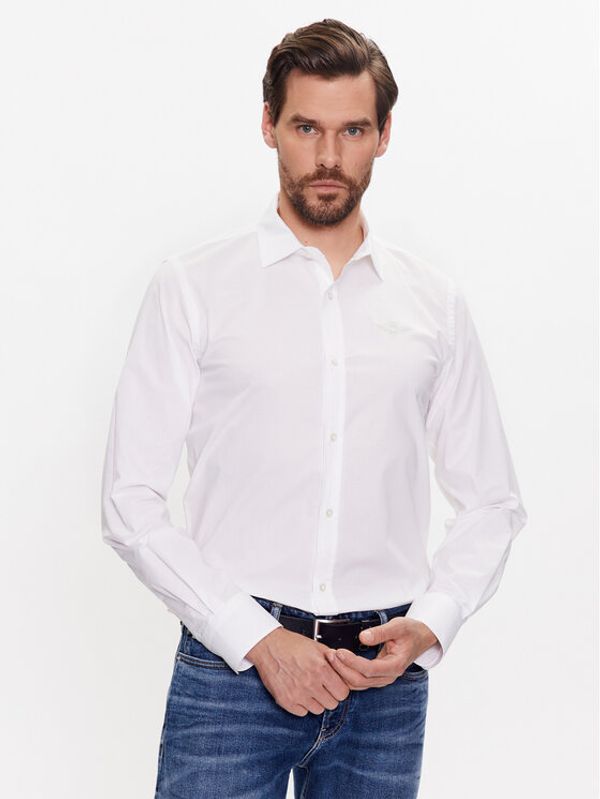 Aeronautica Militare Aeronautica Militare Риза 231CA1226CT3114 Бял Regular Fit