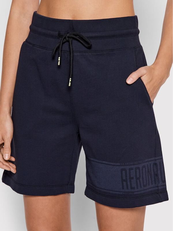 Aeronautica Militare Aeronautica Militare Спортни шорти 221BE134DF457 Тъмносин Regular Fit