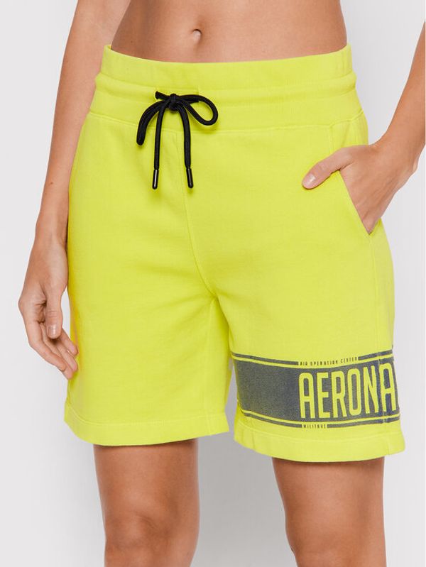 Aeronautica Militare Aeronautica Militare Спортни шорти 221BE134DF457 Жълт Regular Fit