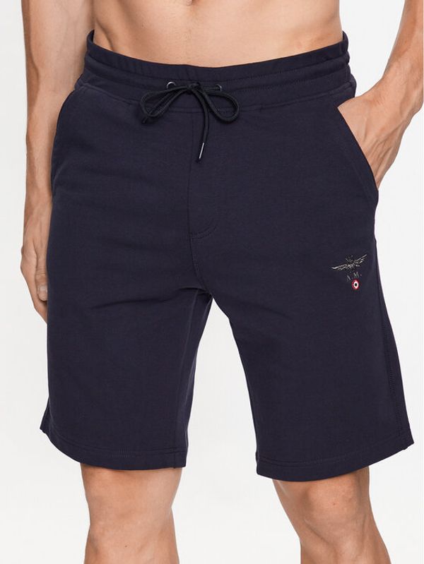 Aeronautica Militare Aeronautica Militare Спортни шорти 231BE170F459 Тъмносин Regular Fit