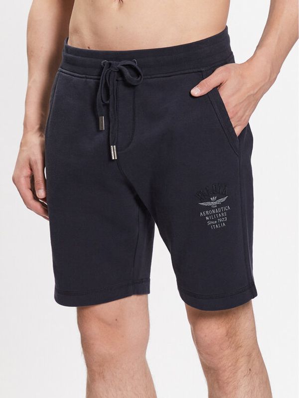 Aeronautica Militare Aeronautica Militare Спортни шорти 231BE173F503 Тъмносин Regular Fit
