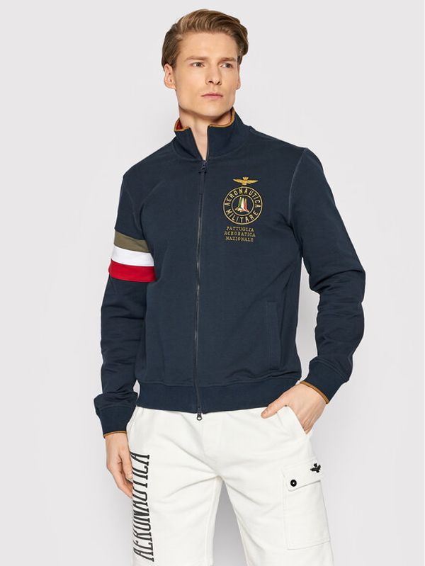 Aeronautica Militare Aeronautica Militare Суитшърт 221FE1674F419 Тъмносин Regular Fit