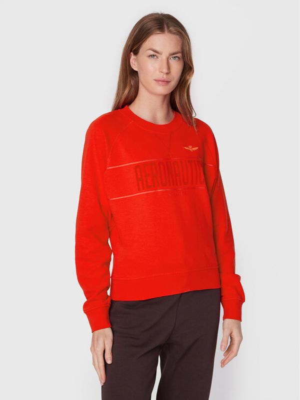 Aeronautica Militare Aeronautica Militare Суитшърт 222FE1694DF467 Червен Comfort Fit