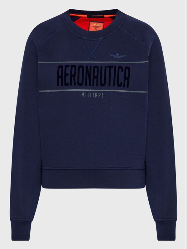 Aeronautica Militare Aeronautica Militare Суитшърт 222FE1694DF467 Тъмносин Comfort Fit