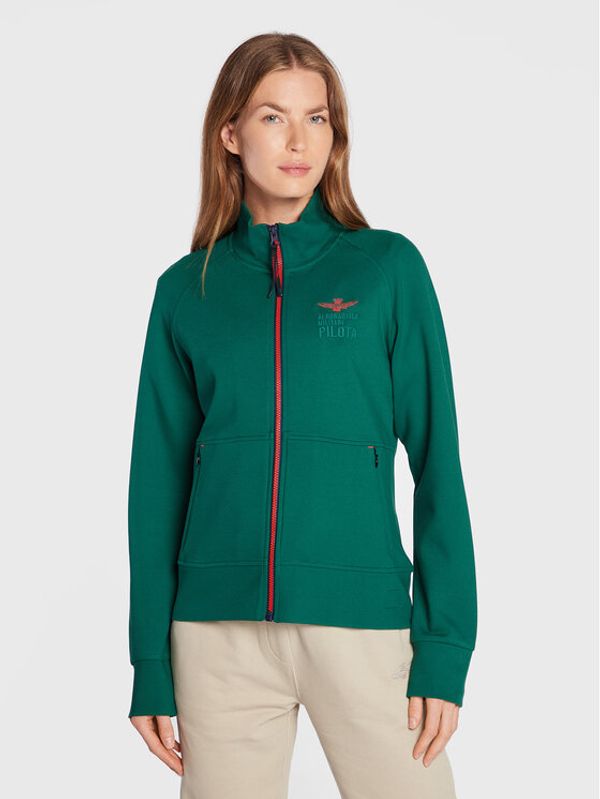 Aeronautica Militare Aeronautica Militare Суитшърт 222FE1697DF421 Зелен Regular Fit