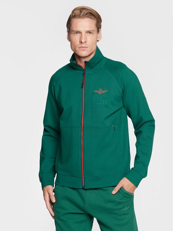 Aeronautica Militare Aeronautica Militare Суитшърт 222FE1697F421 Зелен Regular Fit