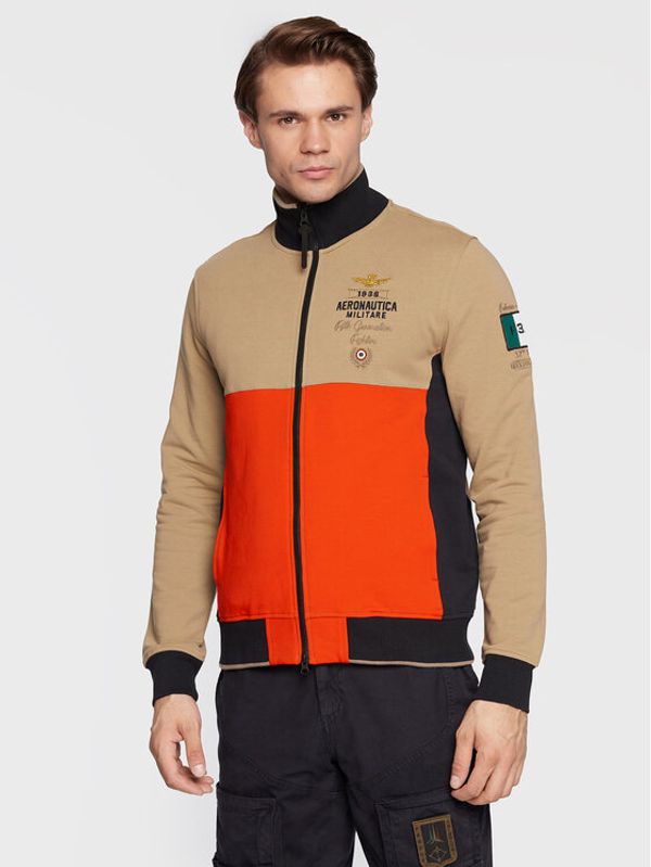 Aeronautica Militare Aeronautica Militare Суитшърт 222FE1714F442 Бежов Regular Fit