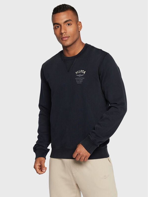 Aeronautica Militare Aeronautica Militare Суитшърт 222FE1718F478 Тъмносин Regular Fit