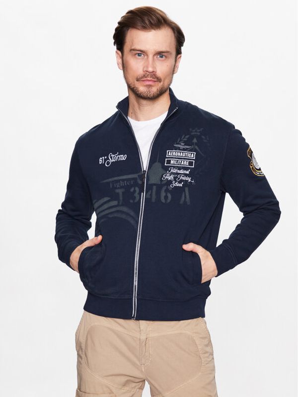 Aeronautica Militare Aeronautica Militare Суитшърт 231FE1748F488 Тъмносин Comfort Fit