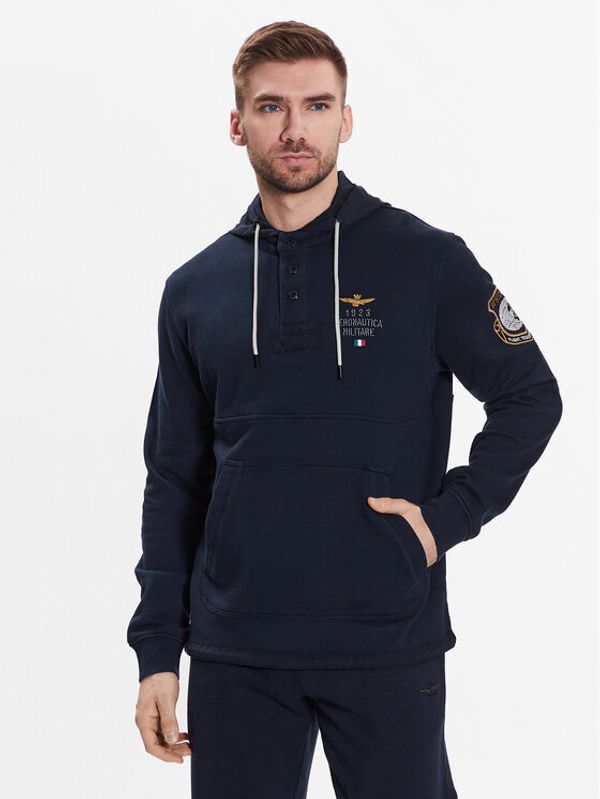 Aeronautica Militare Aeronautica Militare Суитшърт 231FE1750F488 Тъмносин Comfort Fit