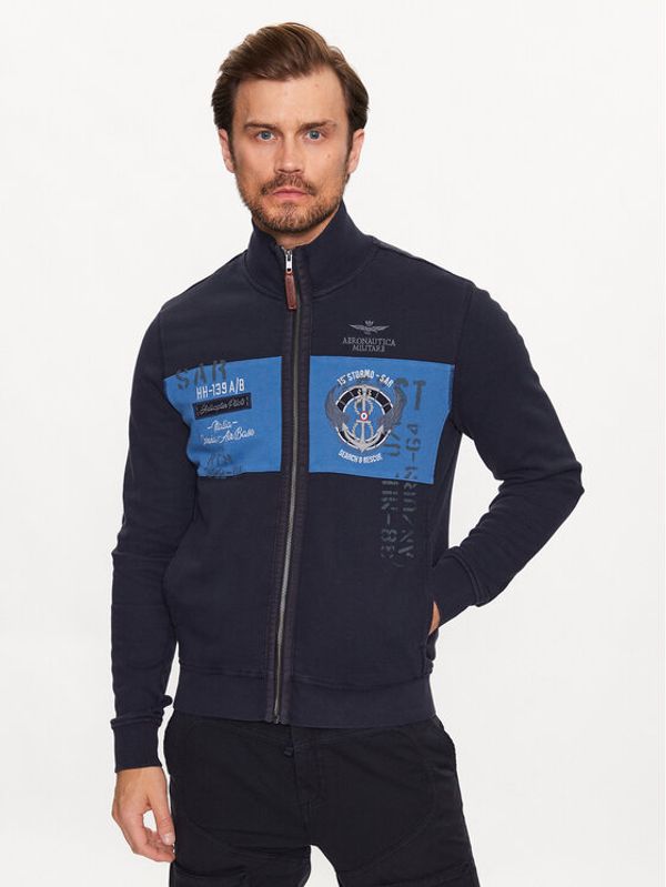 Aeronautica Militare Aeronautica Militare Суитшърт 231FE1764F494 Син Regular Fit