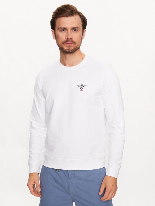 Aeronautica Militare Aeronautica Militare Суитшърт 231FE1769F459 Бял Regular Fit