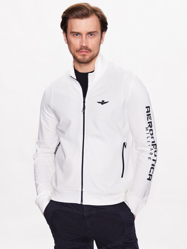 Aeronautica Militare Aeronautica Militare Суитшърт 231FE1775F502 Бял Regular Fit