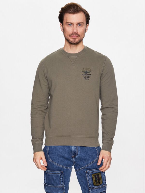Aeronautica Militare Aeronautica Militare Суитшърт 231FE1777F503 Зелен Comfort Fit