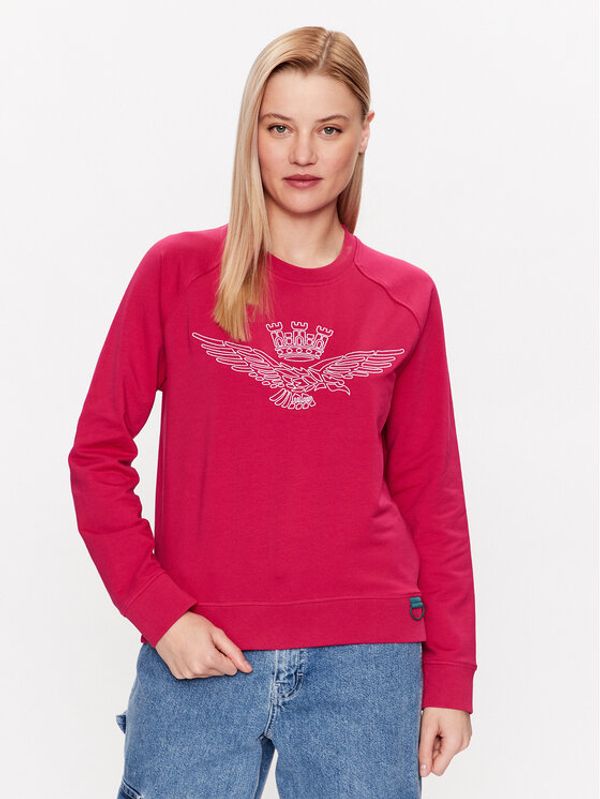 Aeronautica Militare Aeronautica Militare Суитшърт 231FE1786DF423 Розов Regular Fit