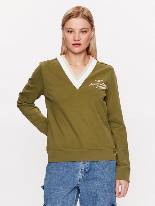Aeronautica Militare Aeronautica Militare Суитшърт 231FE1788DP192 Зелен Regular Fit
