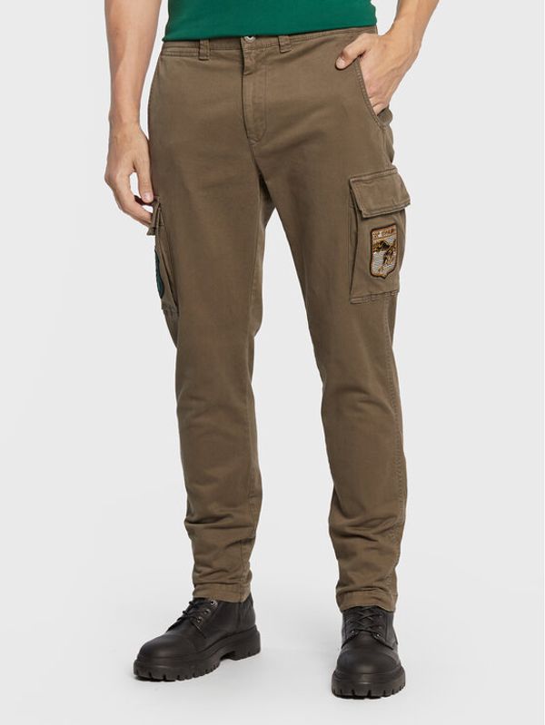 Aeronautica Militare Aeronautica Militare Текстилни панталони 222PA1513CT3001 Зелен Regular Fit