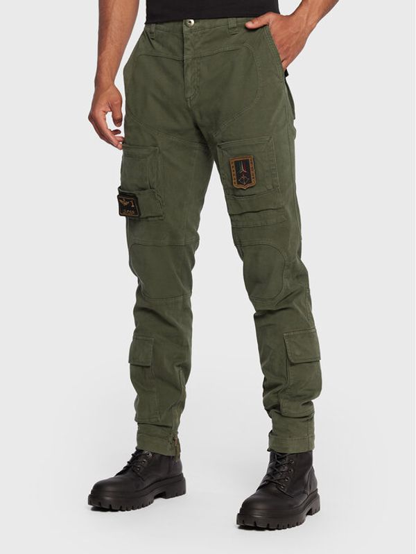 Aeronautica Militare Aeronautica Militare Текстилни панталони 222PA939CT83 Зелен Regular Fit