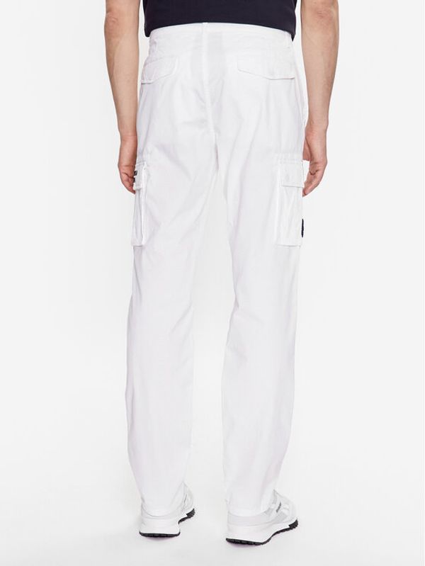 Aeronautica Militare Aeronautica Militare Текстилни панталони 231PA1329CT2443 Бял Regular Fit