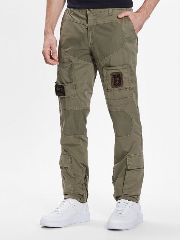 Aeronautica Militare Aeronautica Militare Текстилни панталони 231PA1387CT1493 Каки Regular Fit