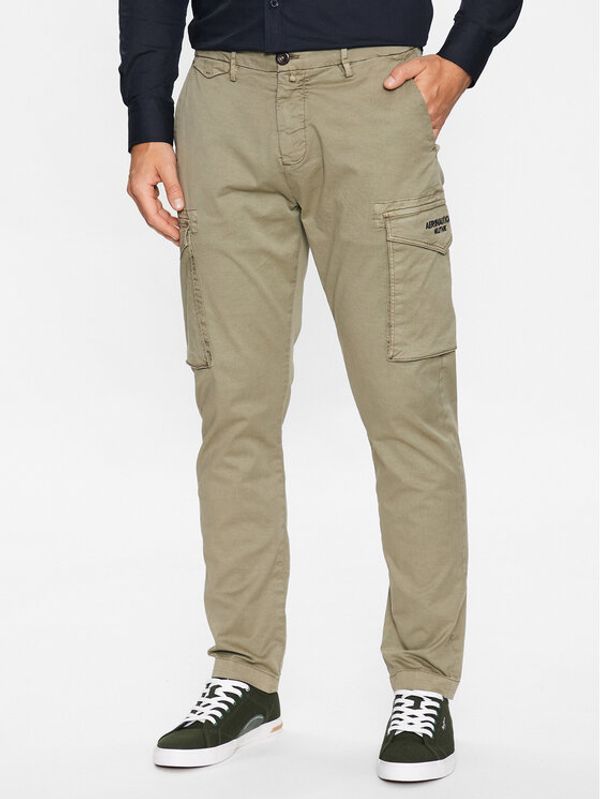 Aeronautica Militare Aeronautica Militare Текстилни панталони 231PA1503CT3093 Зелен Slim Fit