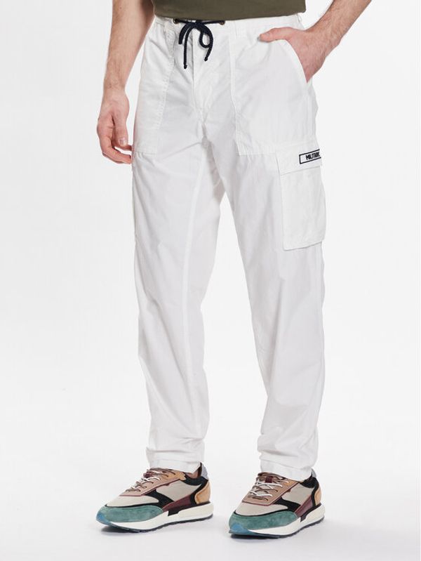 Aeronautica Militare Aeronautica Militare Текстилни панталони 231PA1515CT3070 Бял Comfort Fit