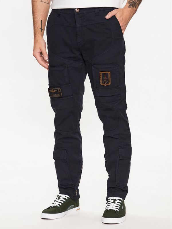 Aeronautica Militare Aeronautica Militare Текстилни панталони 231PA1527CT3092 Тъмносин Regular Fit