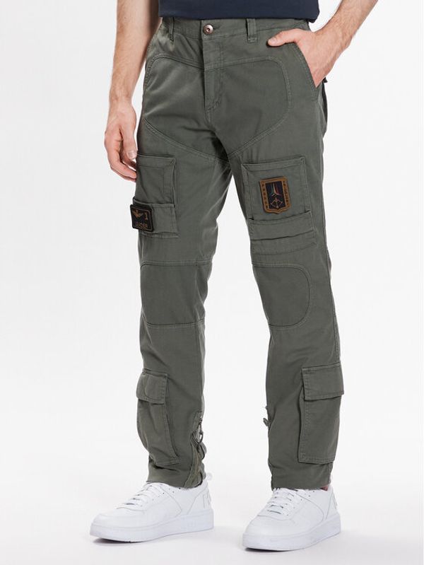 Aeronautica Militare Aeronautica Militare Текстилни панталони 231PA1527CT3092 Зелен Regular Fit