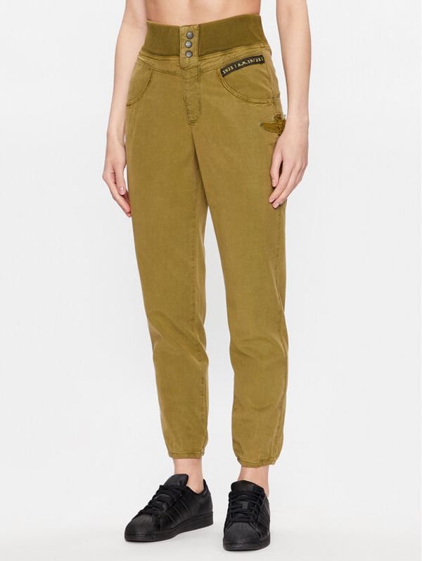 Aeronautica Militare Aeronautica Militare Текстилни панталони 231PA1530DCT3095 Зелен Regular Fit