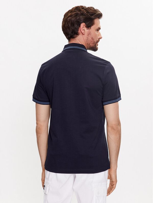 Aeronautica Militare Aeronautica Militare Тениска с яка и копчета 231PO1686P173 Тъмносин Regular Fit