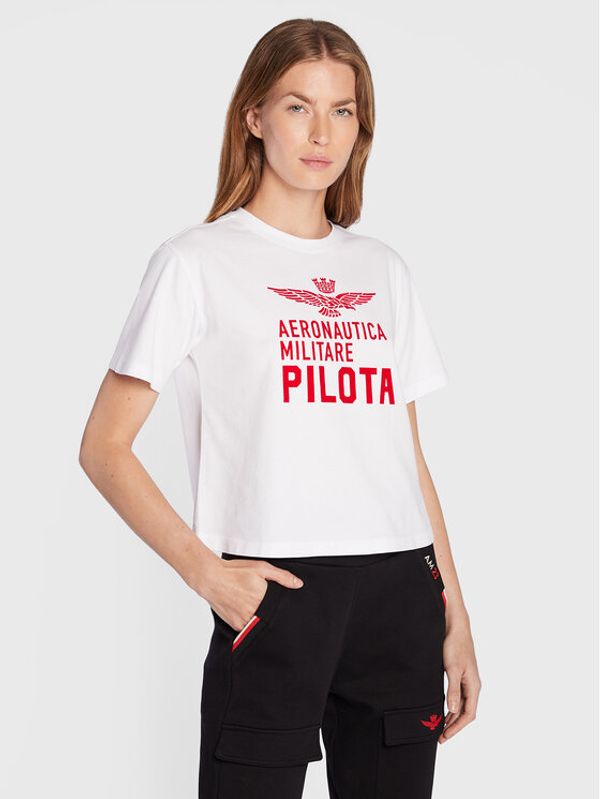 Aeronautica Militare Aeronautica Militare Тишърт 222TS1990DJ550 Бял Comfort Fit