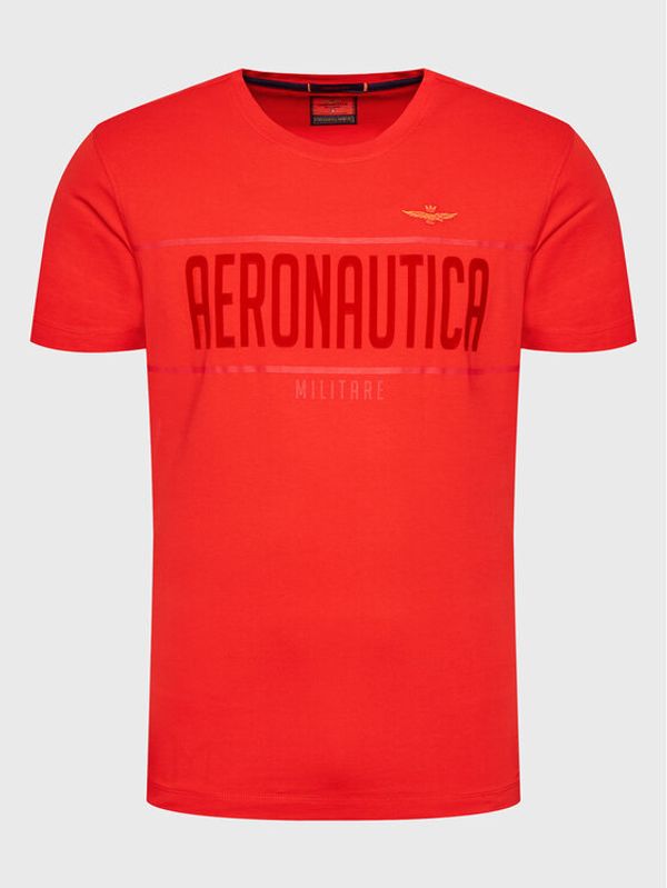 Aeronautica Militare Aeronautica Militare Тишърт 222TS2047J550 Червен Comfort Fit