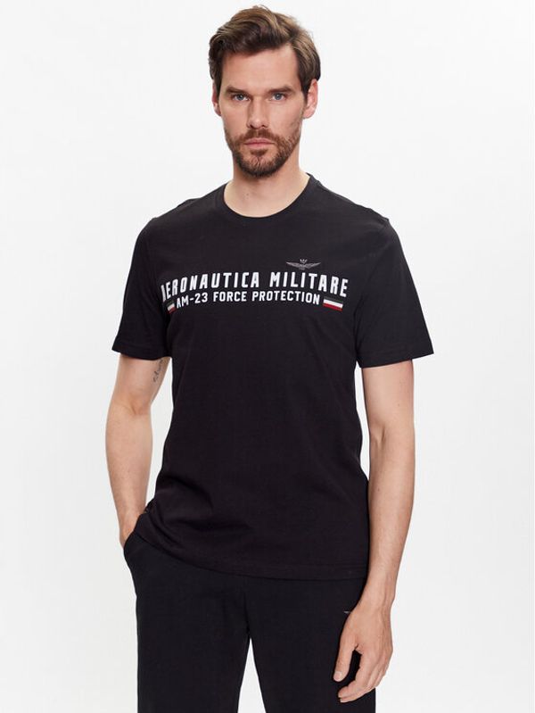 Aeronautica Militare Aeronautica Militare Тишърт 231TS1942J538 Черен Regular Fit