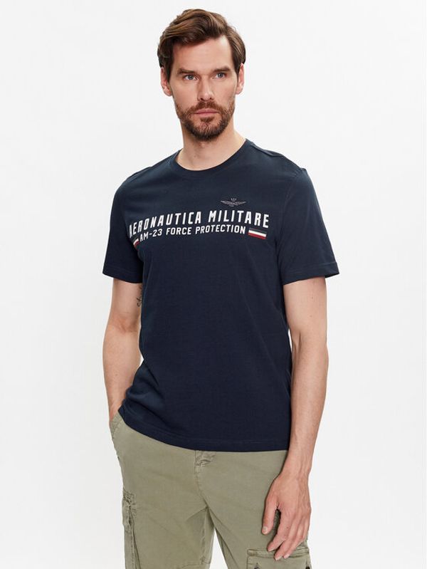 Aeronautica Militare Aeronautica Militare Тишърт 231TS1942J538 Тъмносин Regular Fit