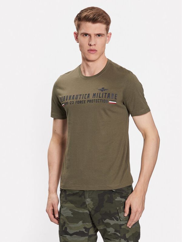 Aeronautica Militare Aeronautica Militare Тишърт 231TS1942J538 Зелен Regular Fit