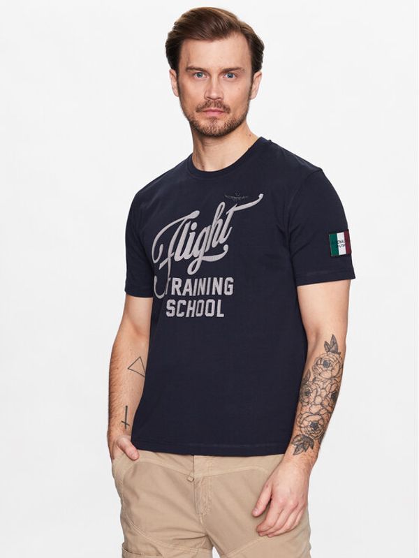Aeronautica Militare Aeronautica Militare Тишърт 231TS2050J565 Тъмносин Comfort Fit