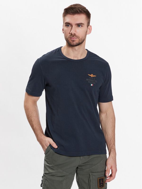 Aeronautica Militare Aeronautica Militare Тишърт 231TS2053J581 Тъмносин Comfort Fit