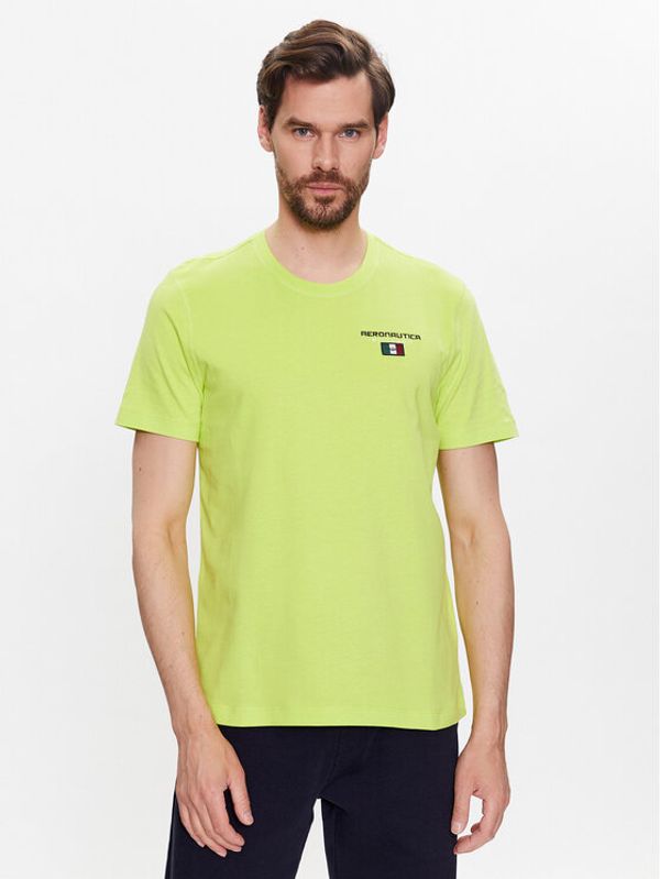 Aeronautica Militare Aeronautica Militare Тишърт 231TS2068J602 Зелен Regular Fit