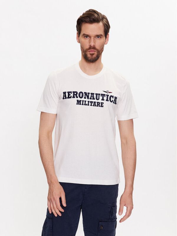 Aeronautica Militare Aeronautica Militare Тишърт 231TS2077J538 Екрю Regular Fit