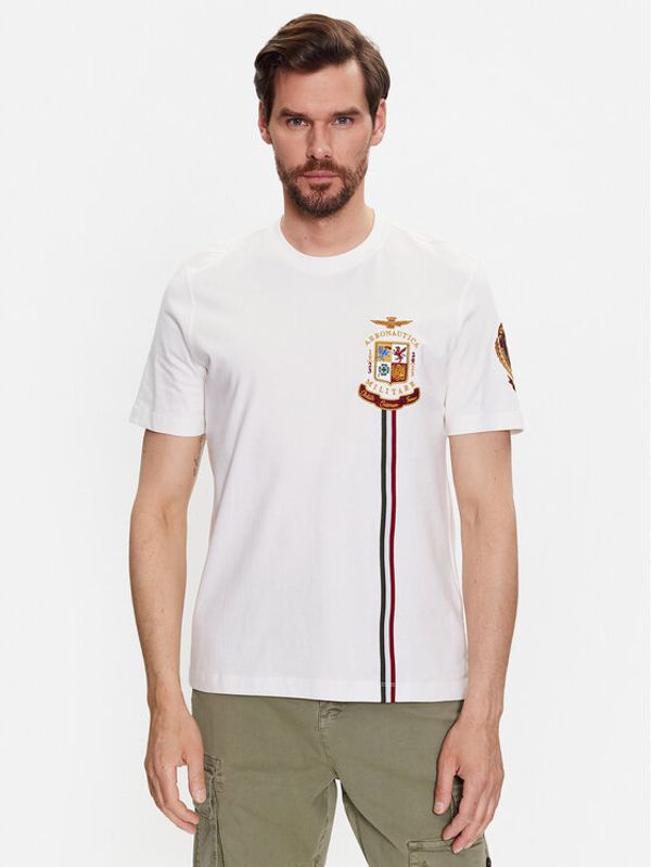 Aeronautica Militare Aeronautica Militare Тишърт 231TS2079J592 Екрю Regular Fit