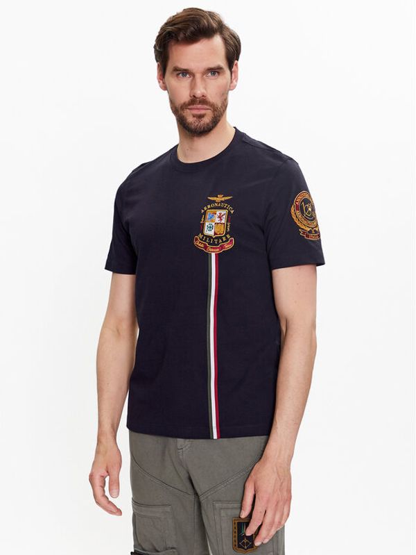 Aeronautica Militare Aeronautica Militare Тишърт 231TS2079J592 Тъмносин Regular Fit
