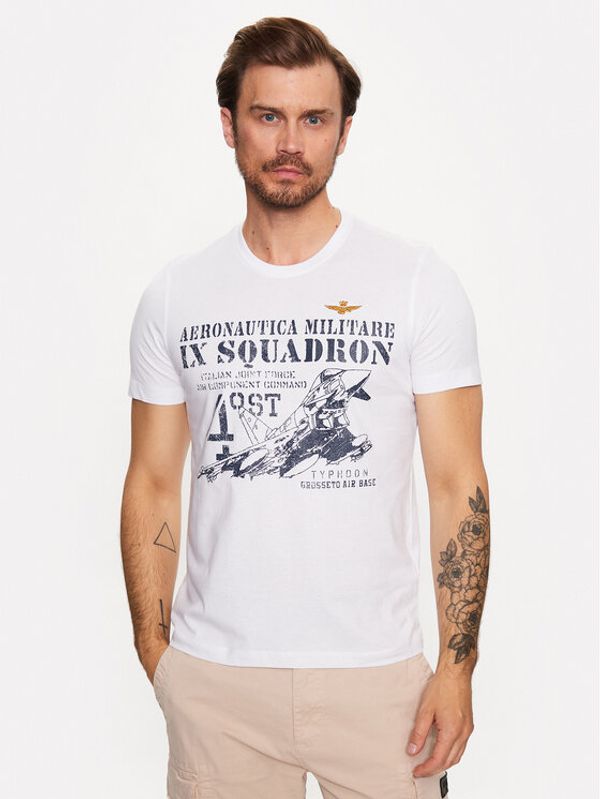 Aeronautica Militare Aeronautica Militare Тишърт 231TS2081J538 Бял Regular Fit