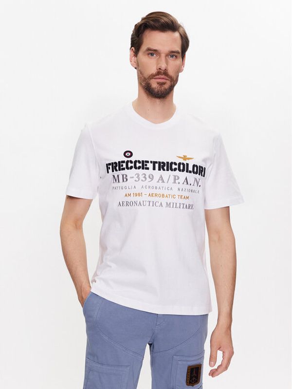 Aeronautica Militare Aeronautica Militare Тишърт 231TS2086J592 Бял Regular Fit