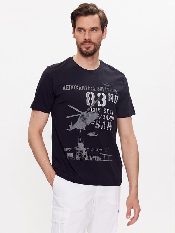 Aeronautica Militare Aeronautica Militare Тишърт 231TS2091J538 Тъмносин Regular Fit